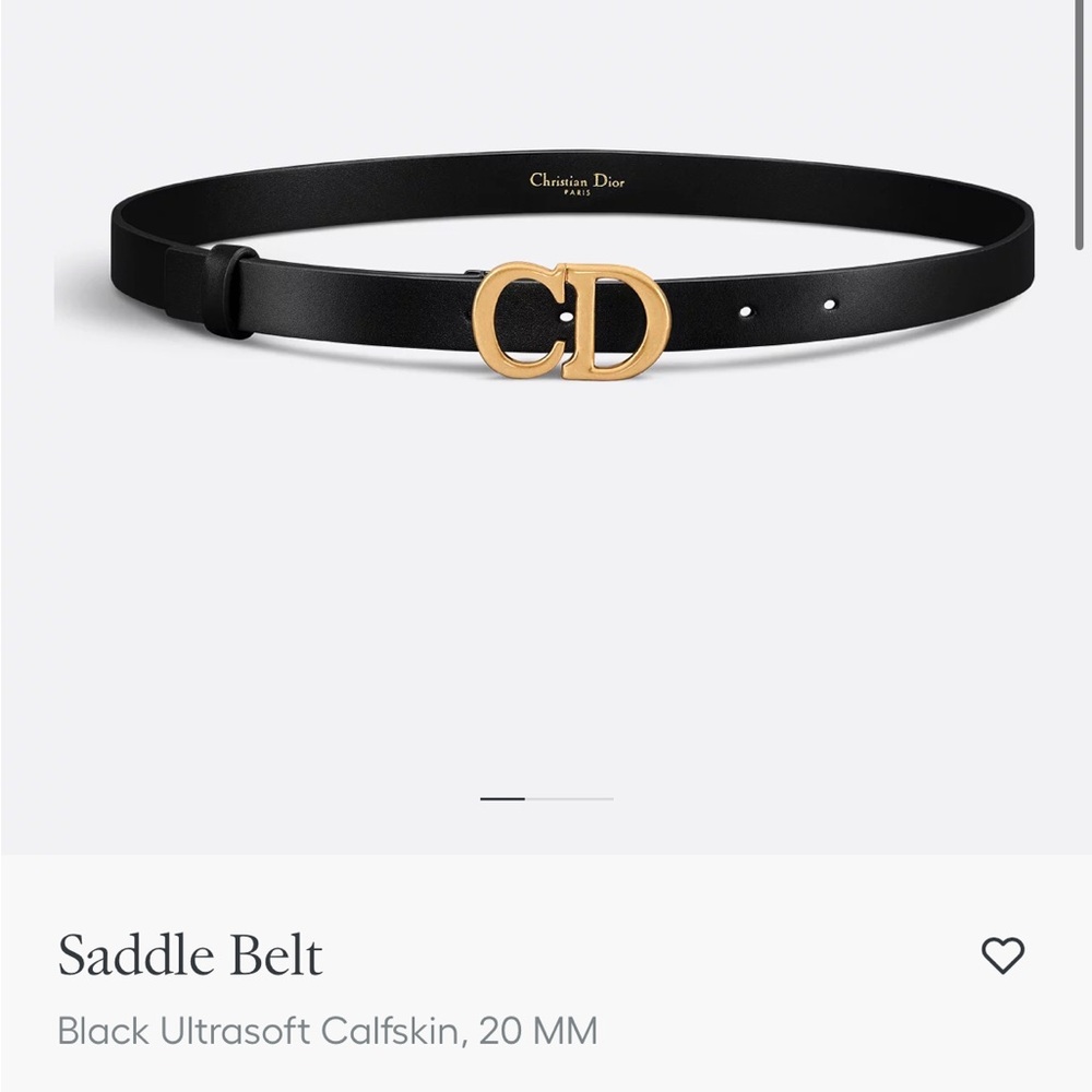 Christian Dior belt